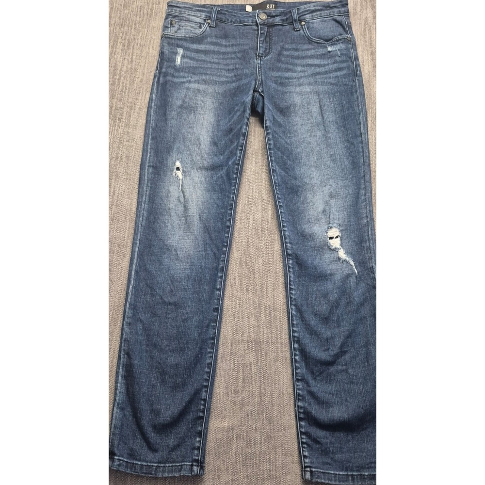 Kut from the Kloth Catherine boyfriend women's denim jeans sz. 8 stretch cotton